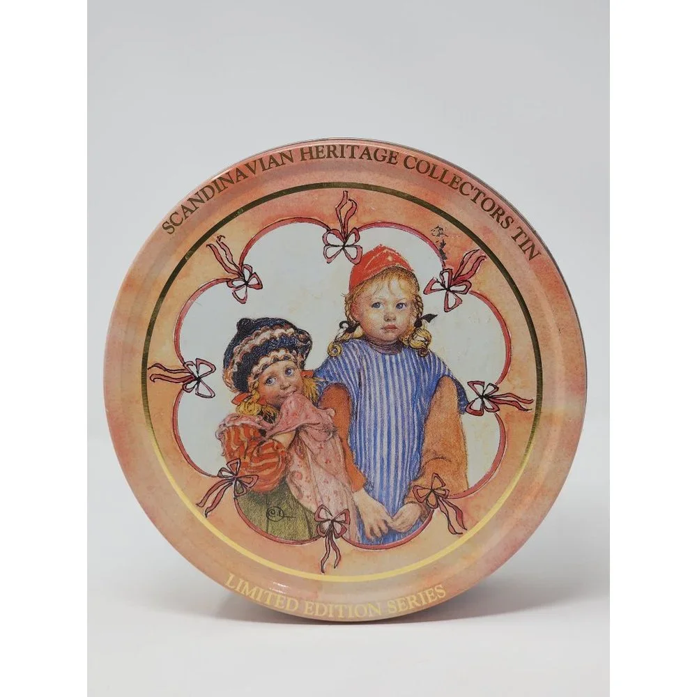 Carl Larson‎ The Wish Cookie Limited Edition Collectors Tin Swedish Pepparkakor